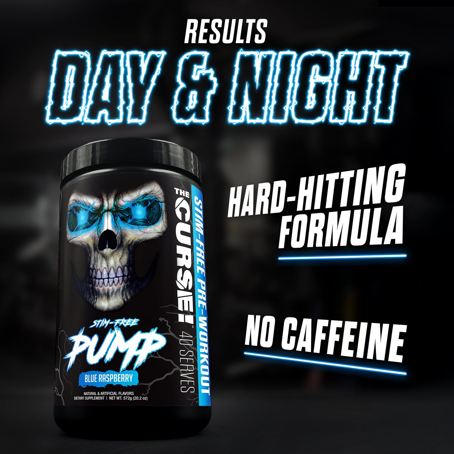 The Curse! Stim-Free Pump + FREE Lifting Straps