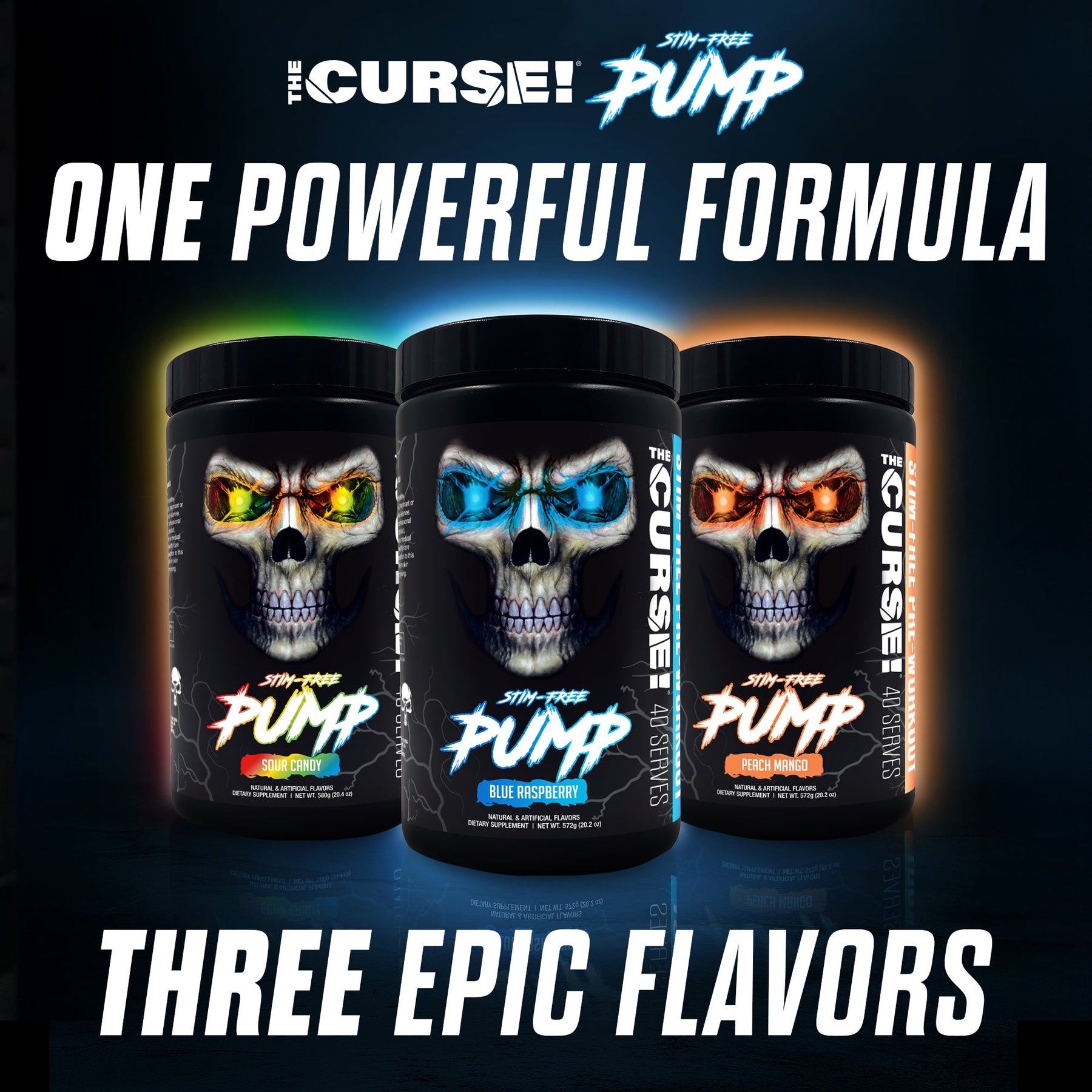 The Curse! Stim-Free Pump + FREE Lifting Straps