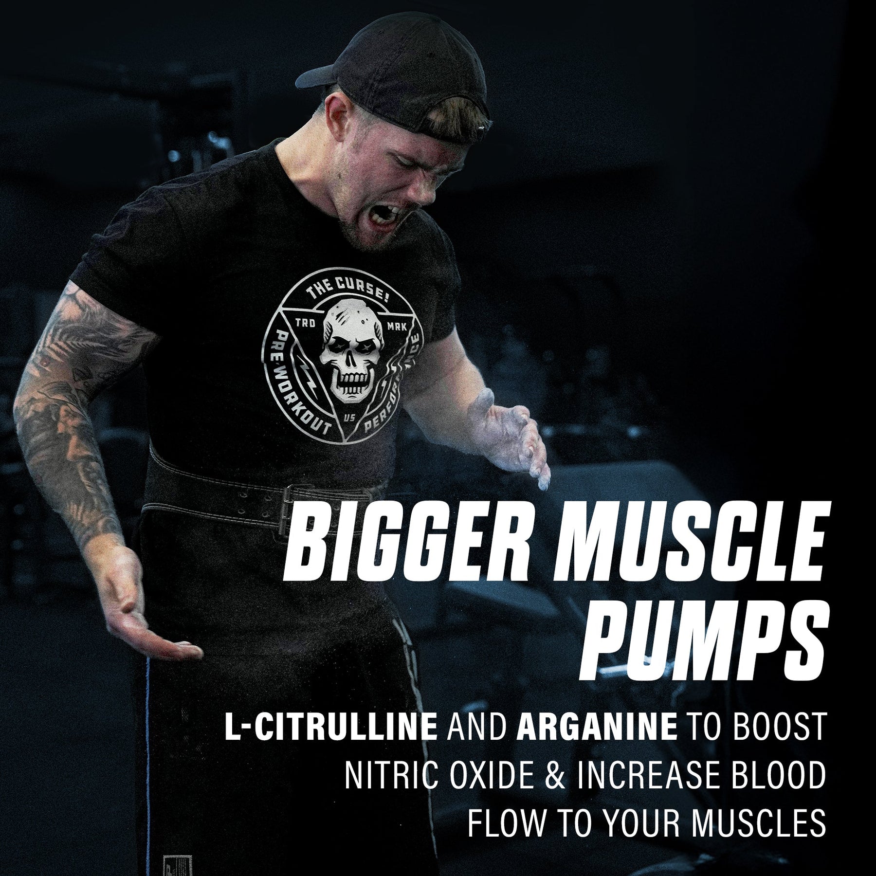 The Curse! Stim-Free Pump + FREE Lifting Straps