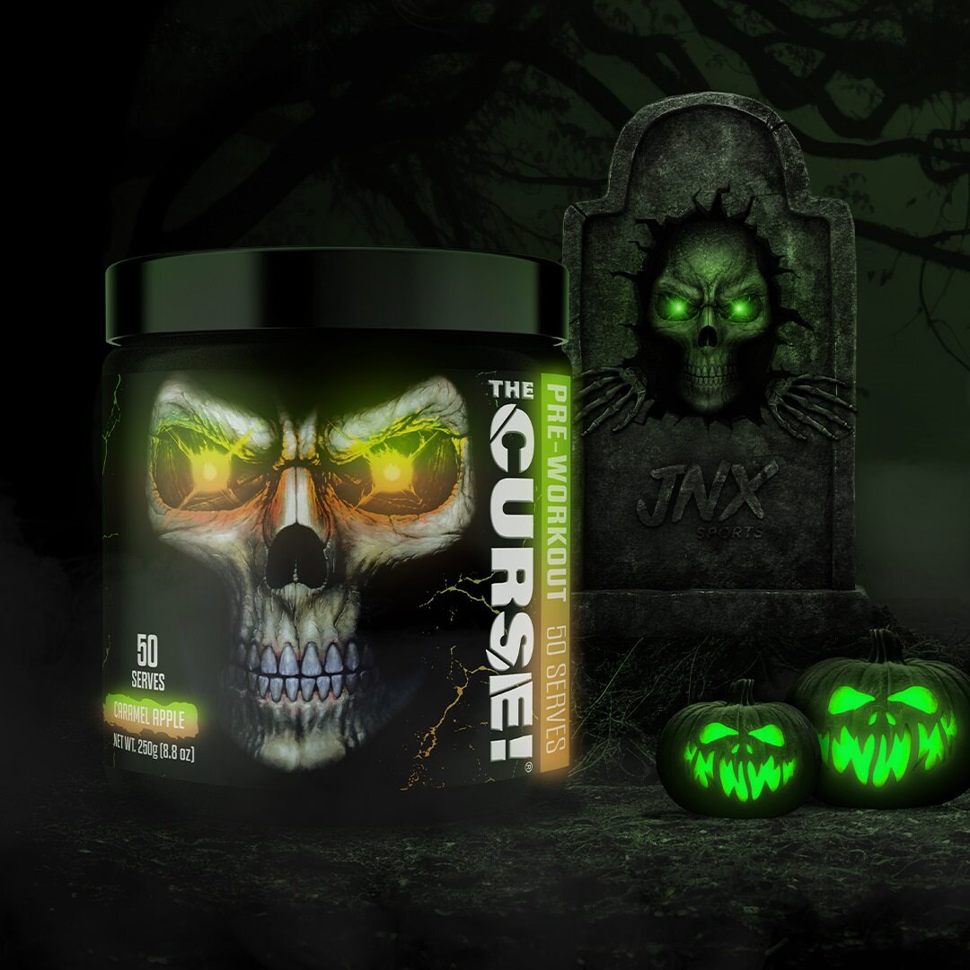 Unleash Insane Energy with The Curse! Pre-Workout Caramel Apple