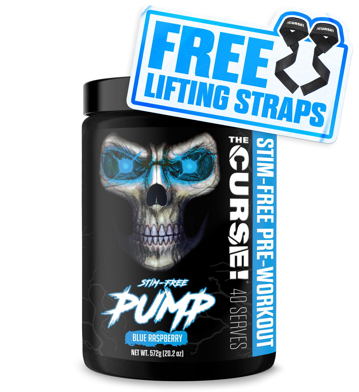 The Curse! Stim-Free Pump + FREE Lifting Straps