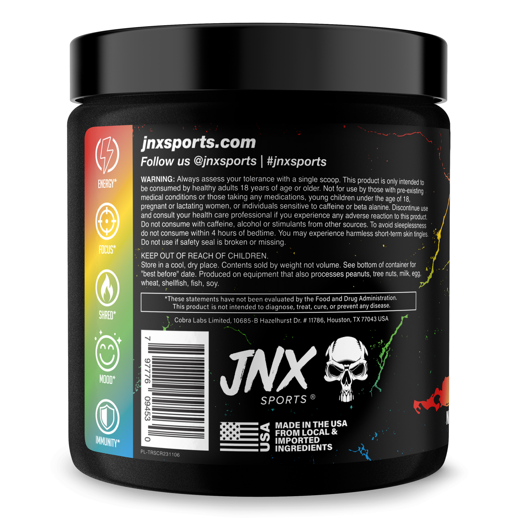 The Ripper! Fat Burner Pre-Workout | JNX Sports